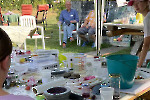 Färberworkshop im artpark/ Fotos privat